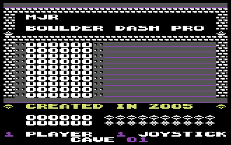 MJR Boulder Dash Pro