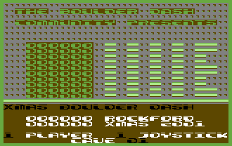 Xmas Boulder Dash 2001